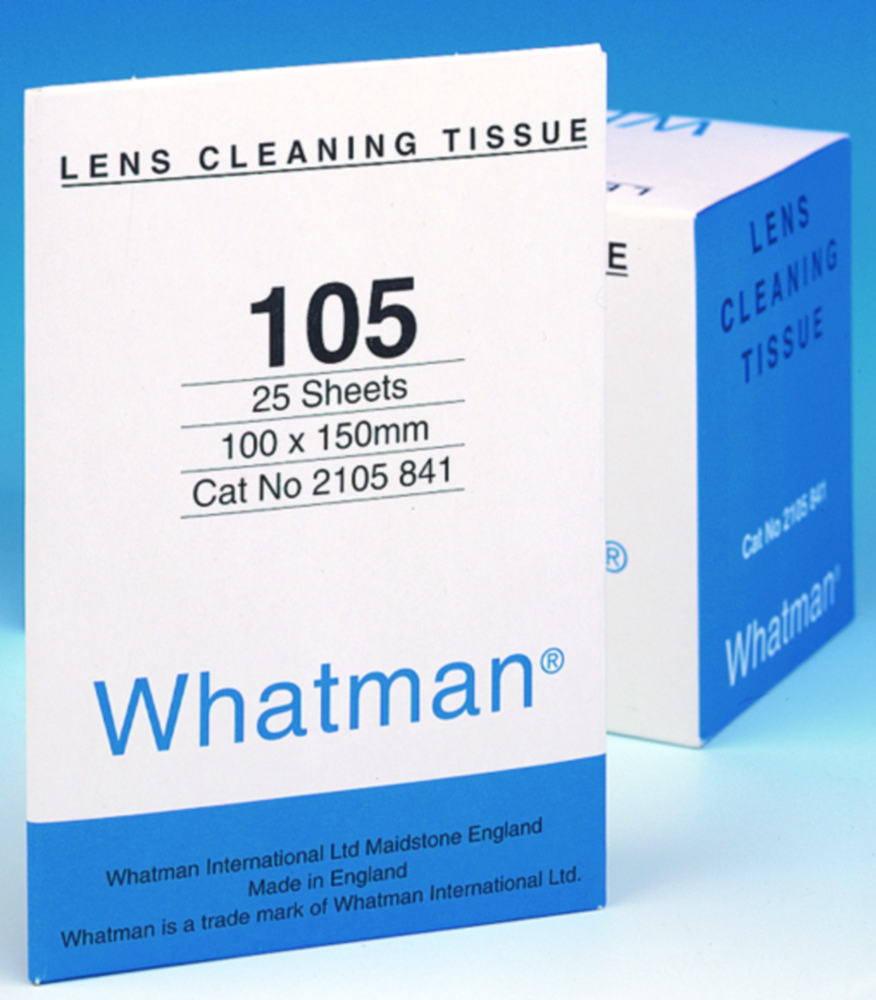 Lens cleaning tissues, 105 series Lens cleaning tissues, 105 series