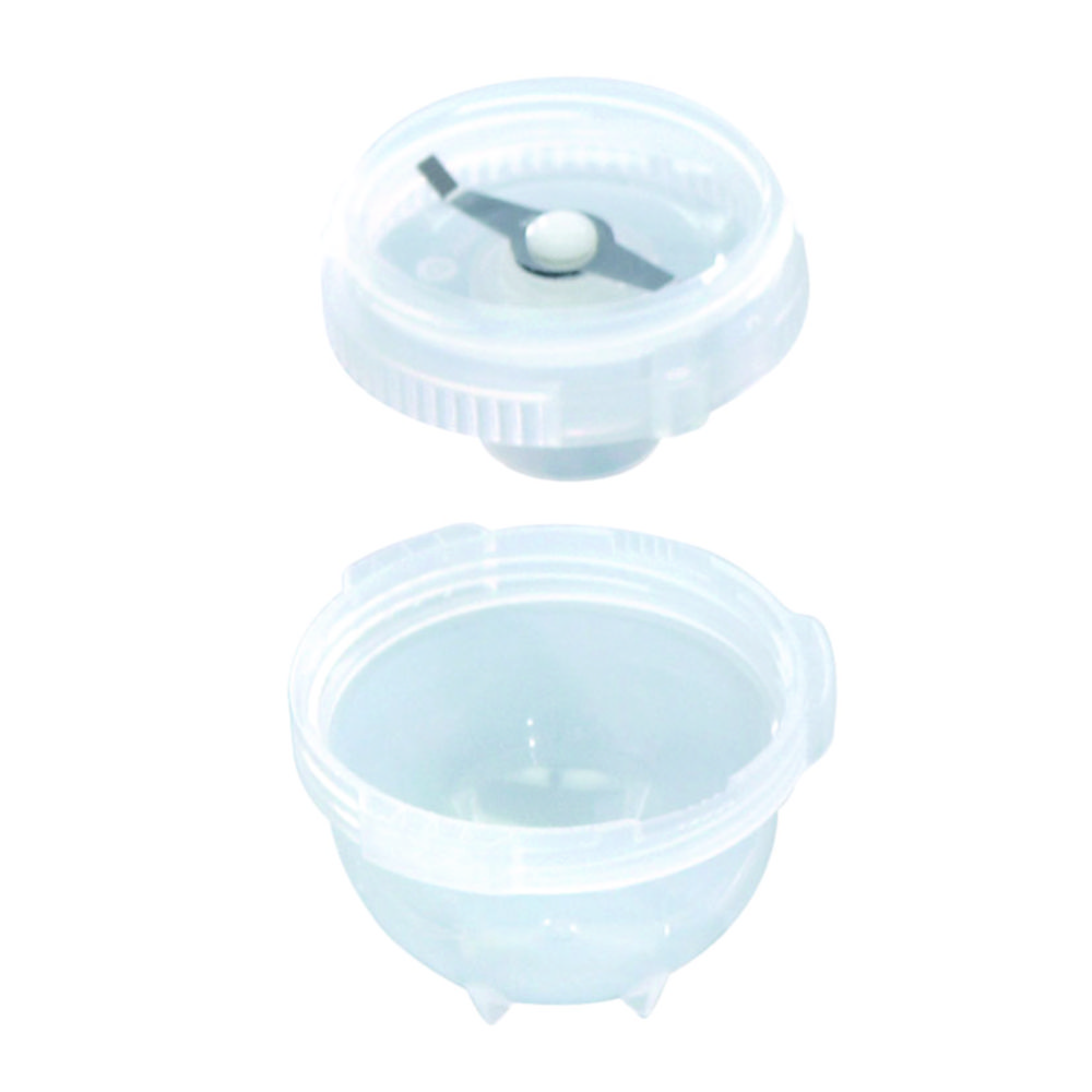 Disposable grinding chambers with stainless steel beater for batch mill Tube Mill control/Tube Mill 100 control Disposable grinding chambers with stainless steel beater for batch mill Tube Mill control/Tube Mill 100 control