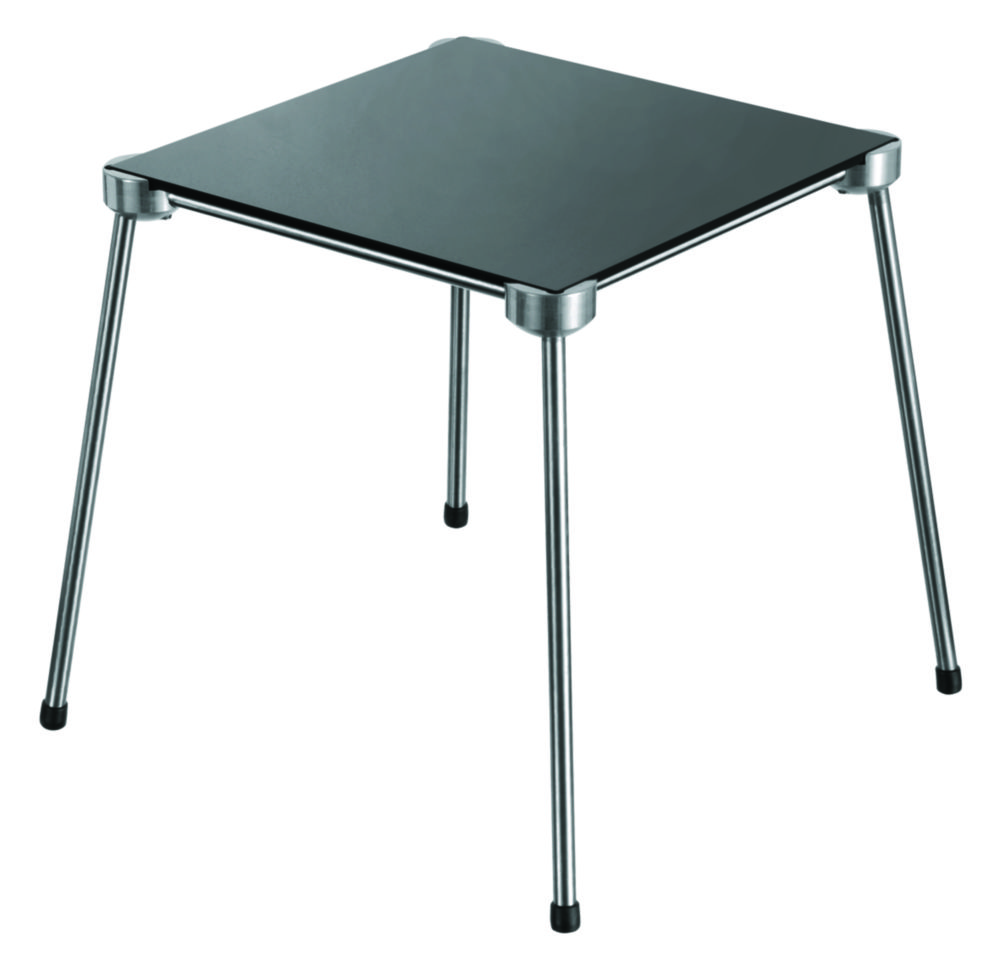 Square Quadrupod with glass ceramic plate Square Quadrupod with glass ceramic plate