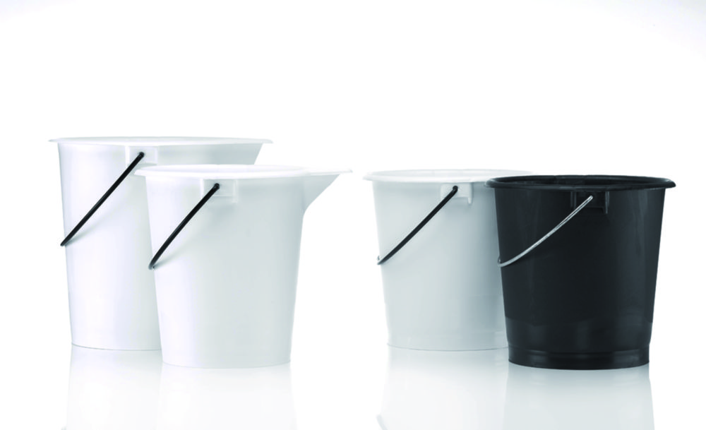 Buckets, LDPE, series 610/615, without spout Buckets, LDPE, series 610/615, without spout