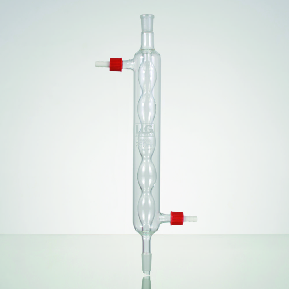 LLG-Condenser acc. to Allihn, borosilicate glass 3.3, PP olive LLG-Condenser acc. to Allihn, borosilicate glass 3.3, PP olive