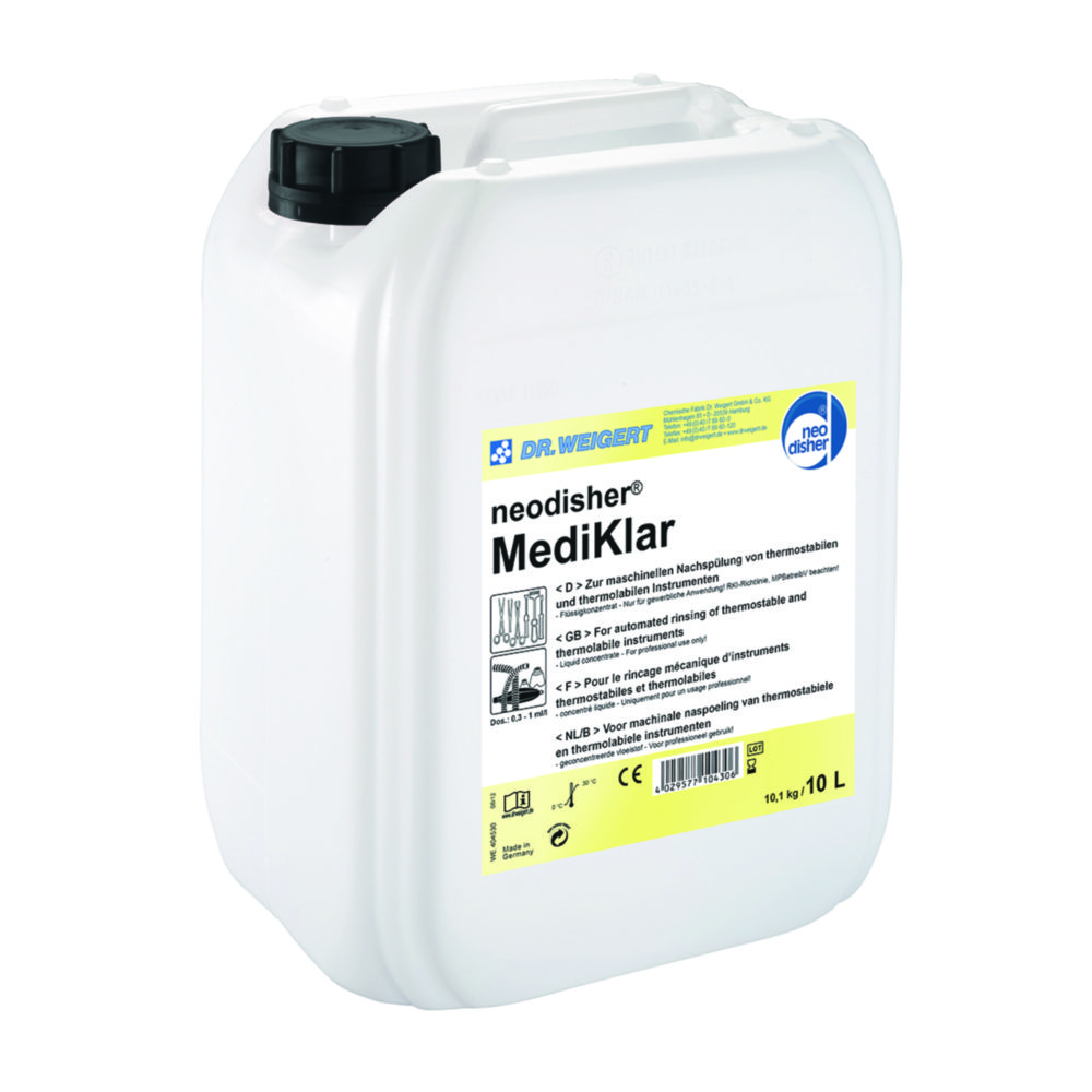 Rinse aid, neodisher® MediKlar Rinse aid, neodisher® MediKlar