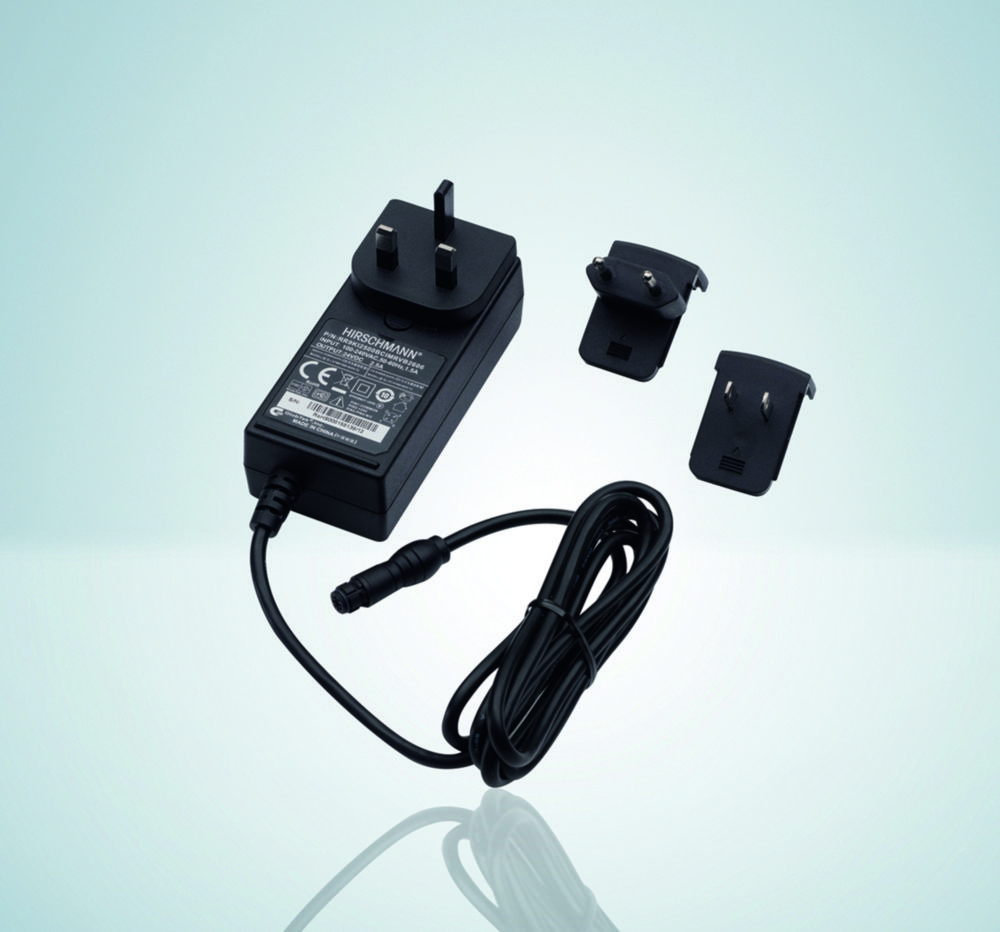 Ladegerät für Pipettierhelfer pipetus®, Flaschenaufsatz-Dispenser und Digitalbüretten opus®