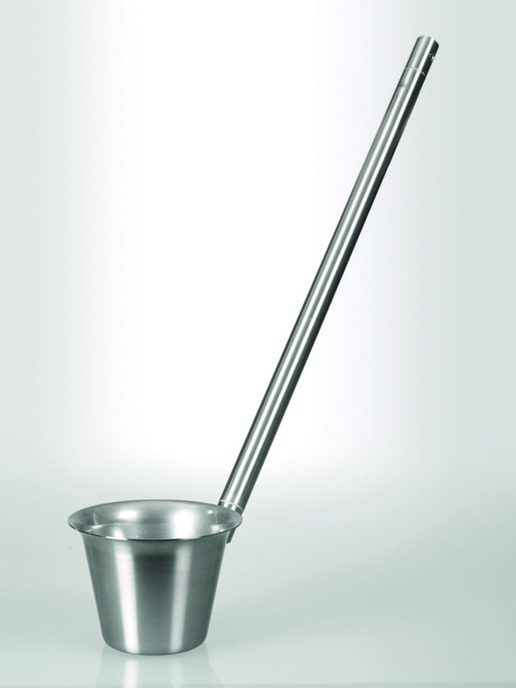 Scoops, stainless steel, extended