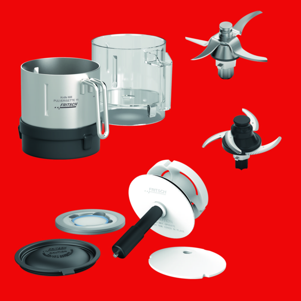 Accessories for knife mill PULVERISETTE 11 Accessories for knife mill PULVERISETTE 11