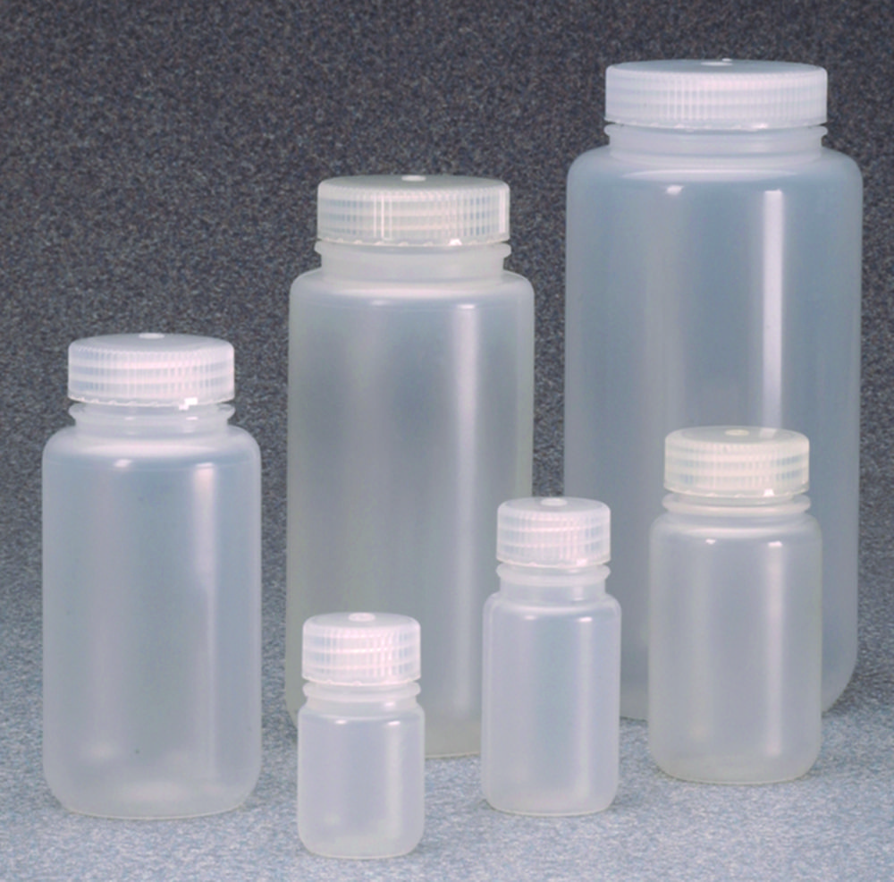 Wide-mouth bottle Nalgene™ Economy, PPCO, with screw cap, PP Wide-mouth bottle Nalgene™ Economy, PPCO, with screw cap, PP