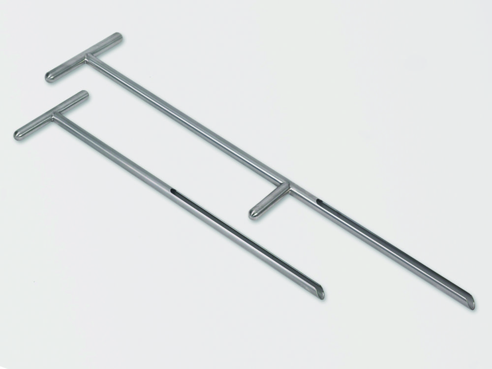 Probenehmer GeoSampler, Edelstahl, mit Fußraste
