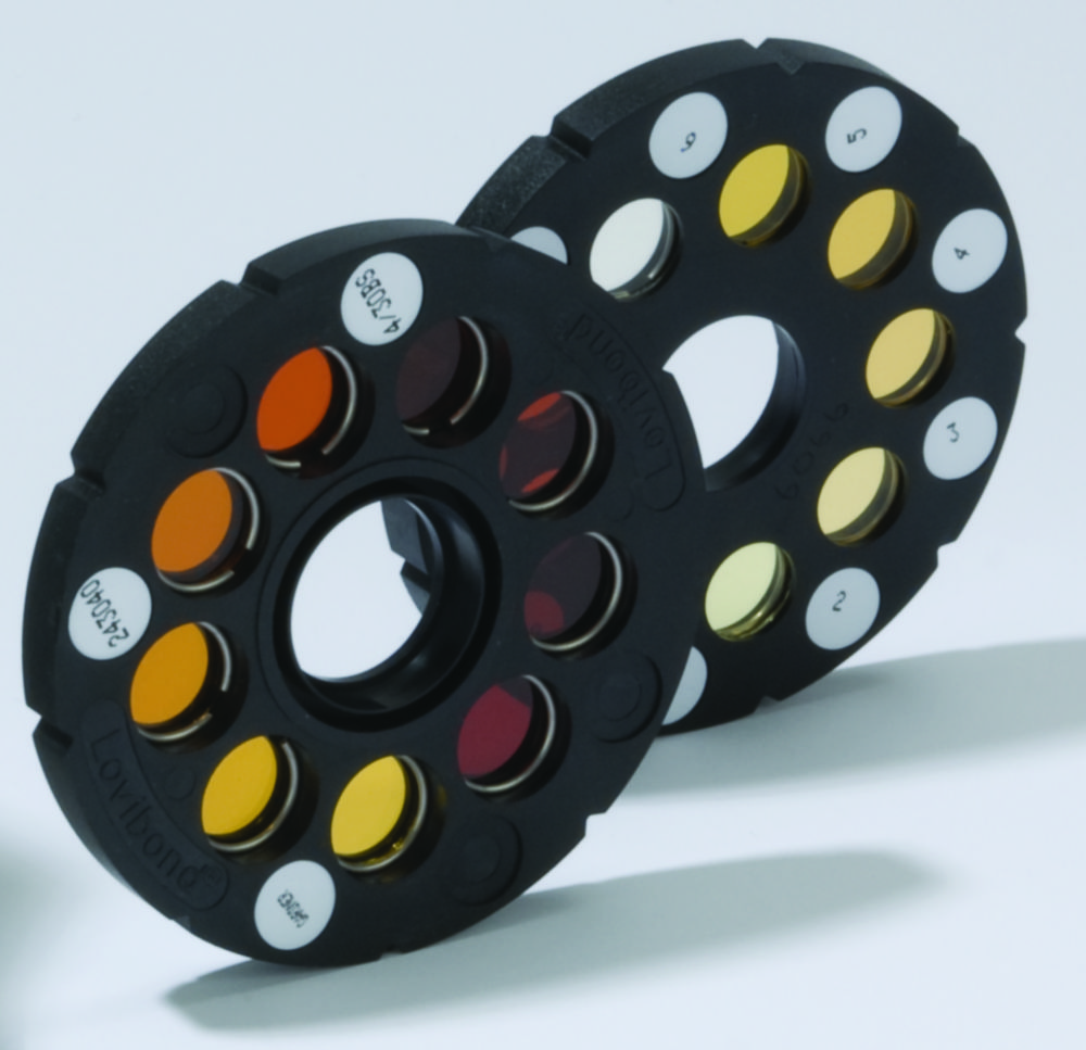 Colour test discs Hazen/APHA for Comparator system 2000 Colour test discs Hazen/APHA for Comparator system 2000