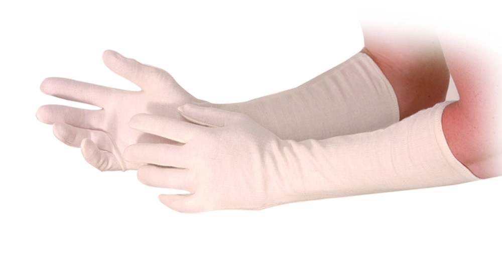 Undergloves, long, polycotton Undergloves, long, polycotton
