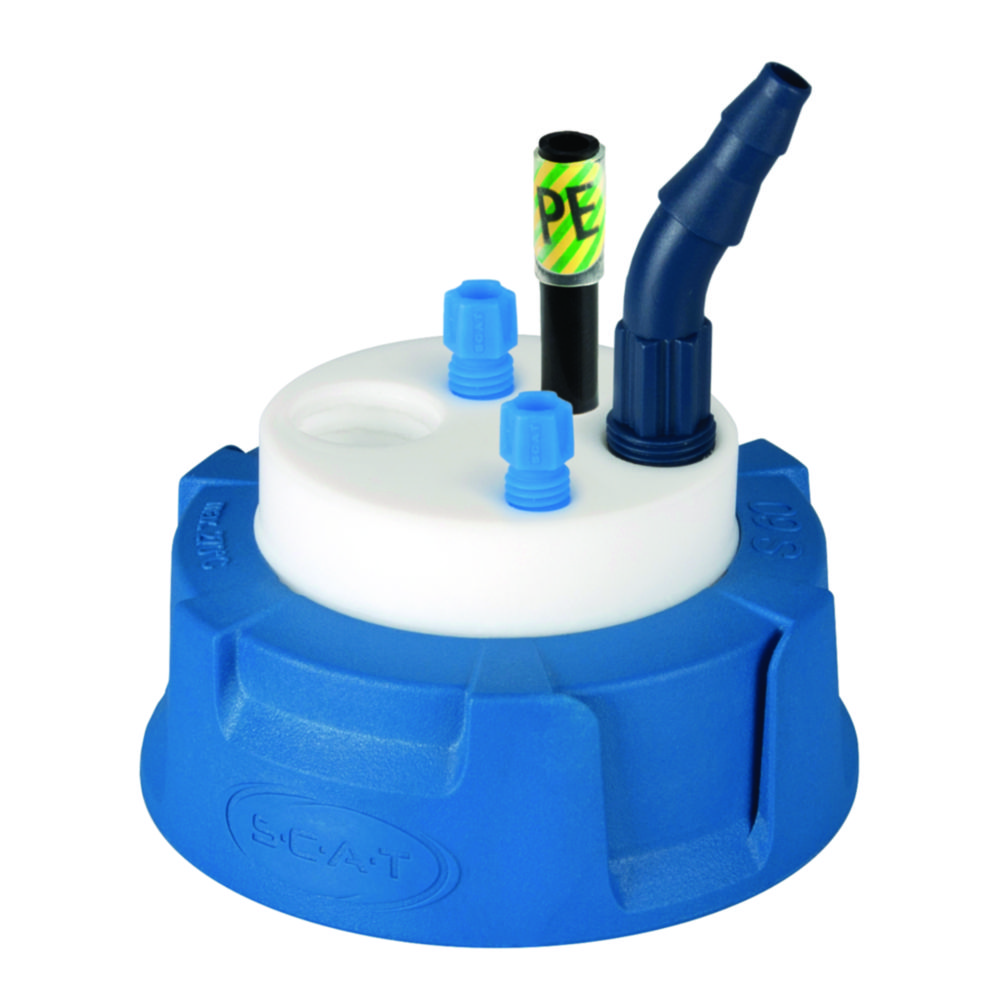 Safety Waste Caps, S 60/61, with grounding connection Safety Waste Caps, S 60/61, with grounding connection