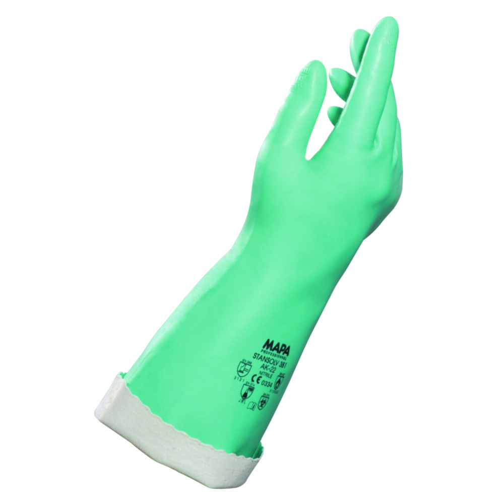 Chemical Protection Glove Ultranitril 381, Nitrile Chemical Protection Glove Ultranitril 381, Nitrile