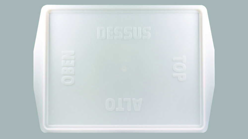 Lids for stacking and transport containers. Lids for stacking and transport containers.