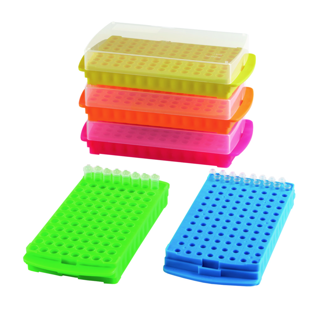 Microtube racks, PP, 96-Well Microtube racks, PP, 96-Well