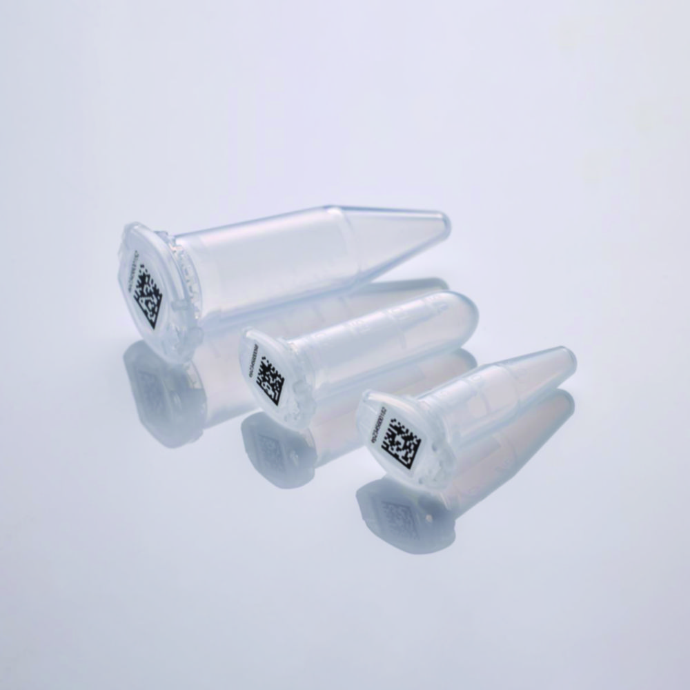 Safe-lock Tubes®, PP, with 2D SafeCode Safe-lock Tubes®, PP, with 2D SafeCode