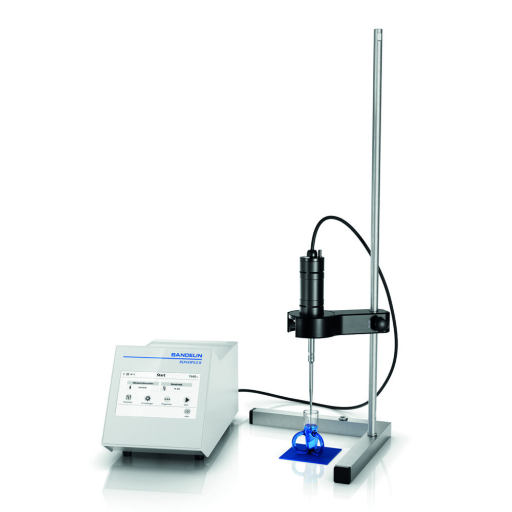 Ultrasonic homogeniser SONOPULS HD 5050, set without stand annd vessel