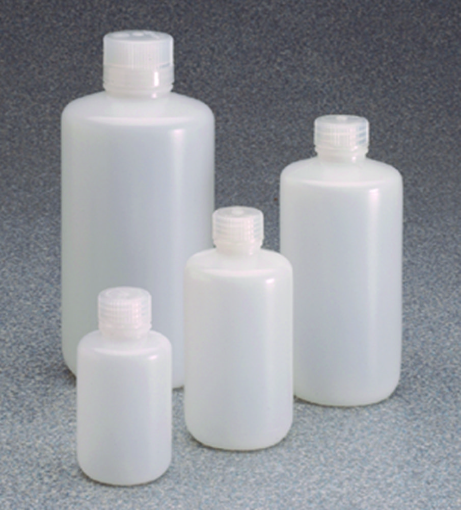 Narrow-mouth Bottles Nalgene™ with Low Particle Content Type 382099, PassPort IP2, HDPE, with screw cap, PP Narrow-mouth Bottles Nalgene™ with Low Particle Content Type 382099, PassPort IP2, HDPE, with screw cap, PP
