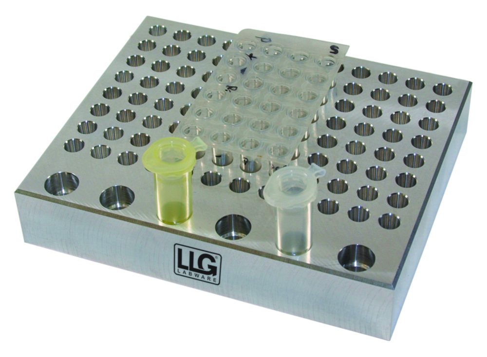 LLG-Temperature block exact, aluminium LLG-Temperature block exact, aluminium