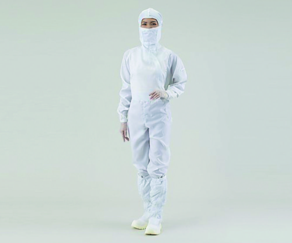Overall for cleanroom ASPURE, polyester, with pen pocket Overall for cleanroom ASPURE, polyester, with pen pocket
