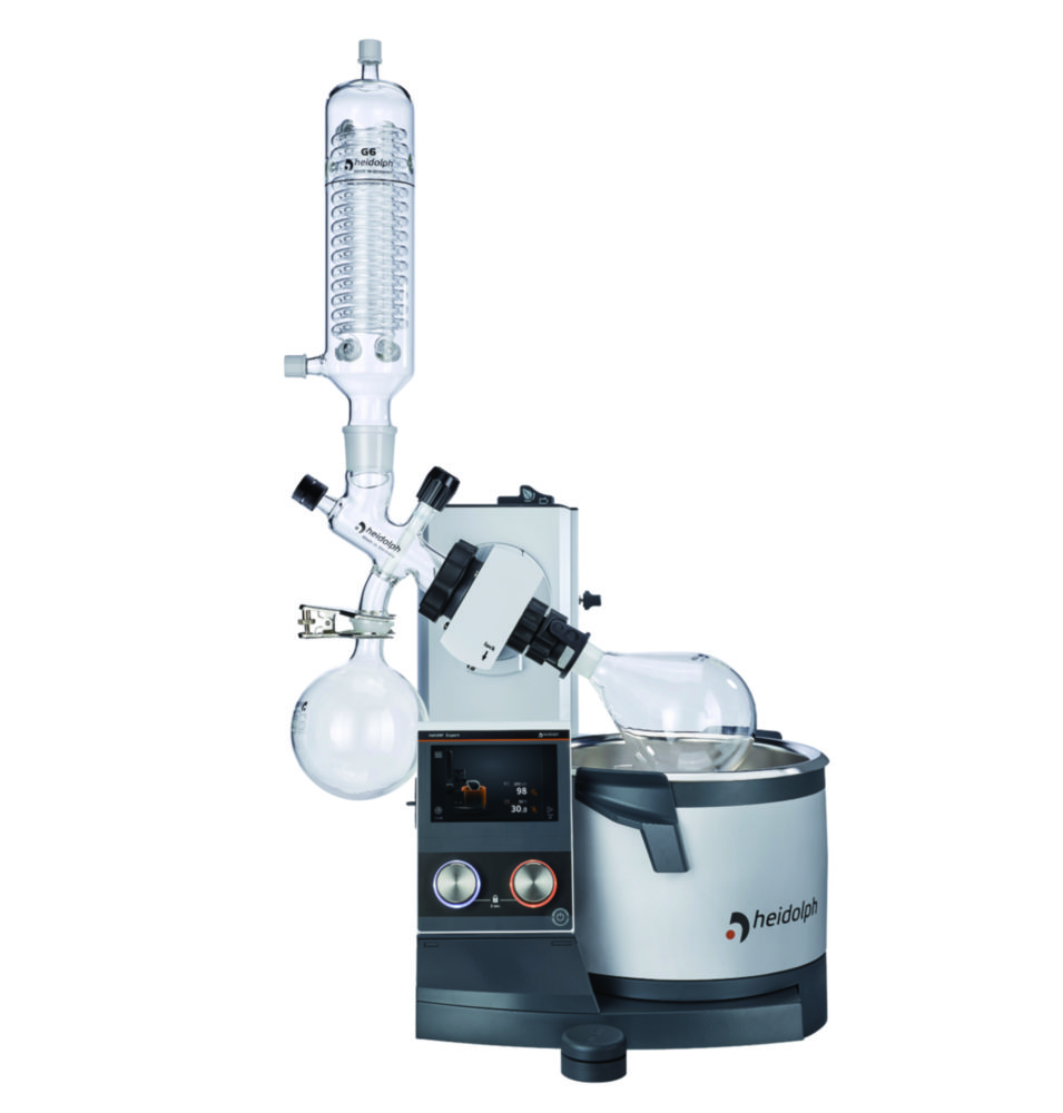 Rotary Evaporators Hei-VAP Expert, with hand lift, reflux condenser Rotary Evaporators Hei-VAP Expert, with hand lift, reflux condenser