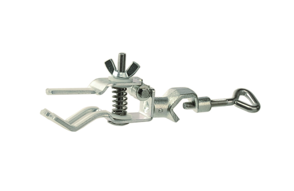 Burette clamps, steel. Burette clamps, steel.