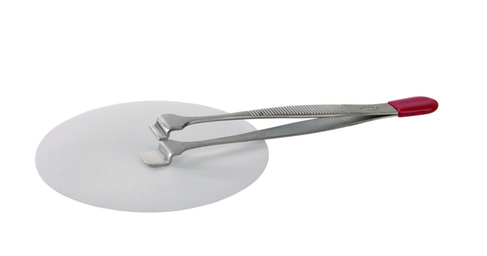 Tweezers for filter paper, stainless steel