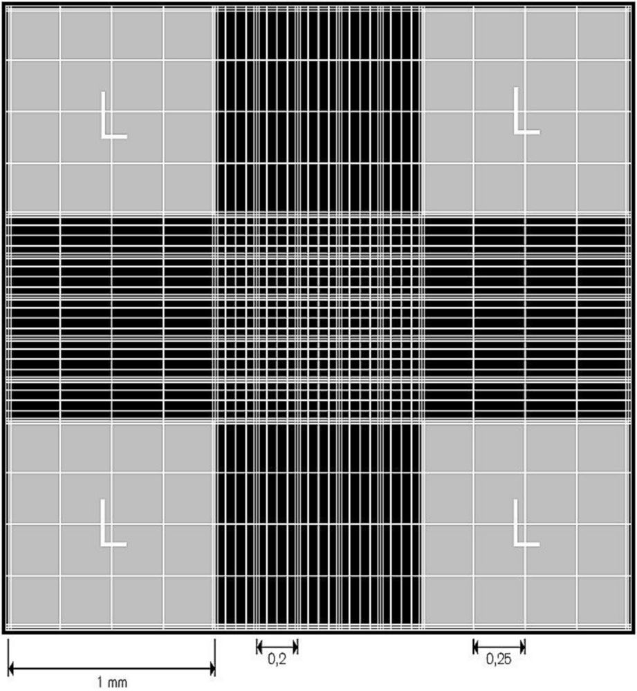 Counting chamber, Improved Neubauer, bright line Counting chamber, Improved Neubauer, bright line