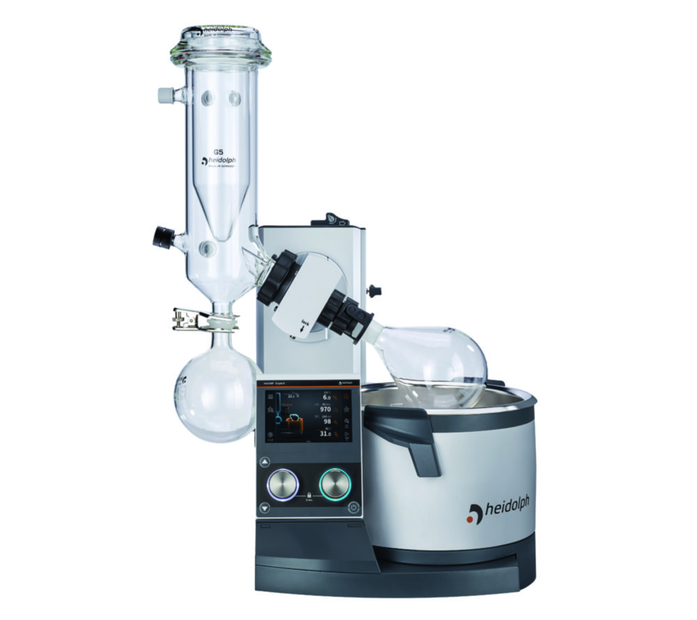 Rotary Evaporators Hei-VAP Expert Control, with motor lift, cold trap Rotary Evaporators Hei-VAP Expert Control, with motor lift, cold trap