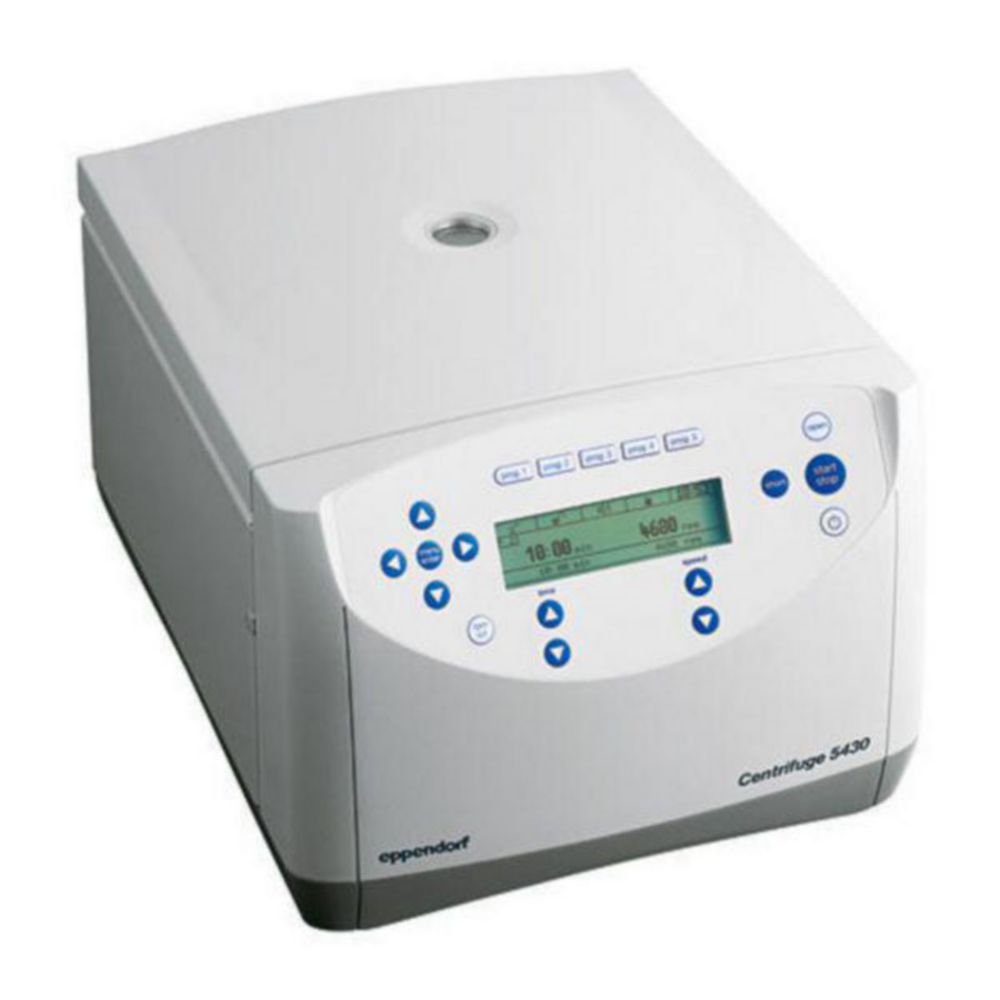 Microcentrifuge 5430 / 5430 R (General Lab Product) without rotor, with foil keypad Microcentrifuge 5430 / 5430 R (General Lab Product) without rotor, with foil keypad