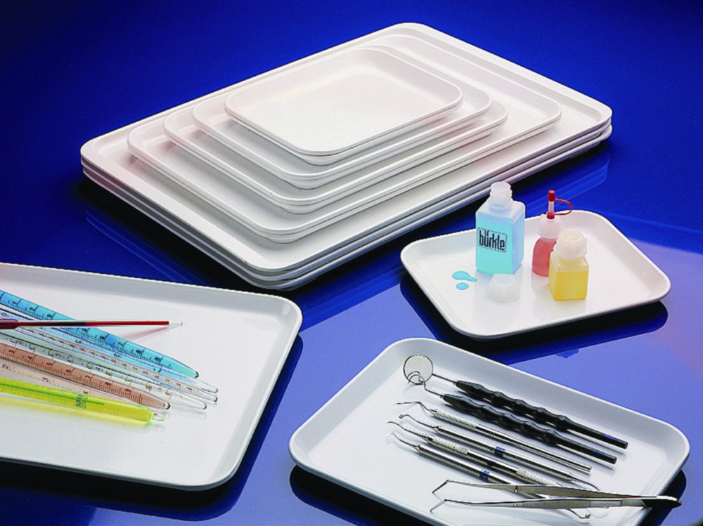 Instrument trays, melamine Instrument trays, melamine