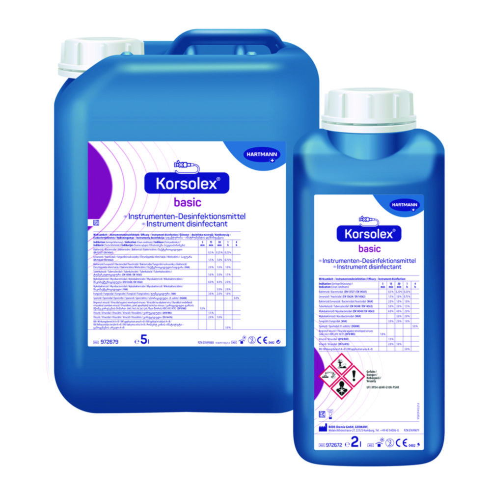 Instrument disinfectant Korsolex® basic Instrument disinfectant Korsolex® basic