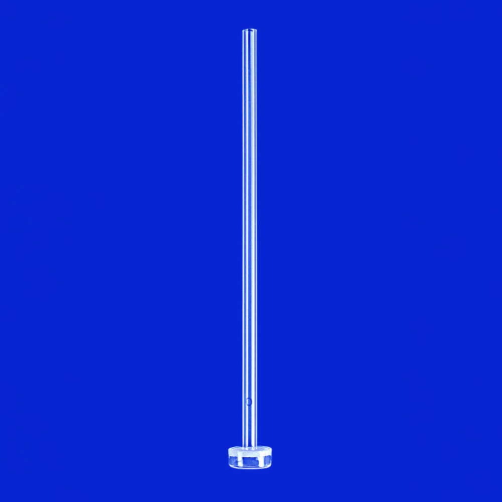 Gasverteilungsrohre, mittig angeschmolzen, Borosilikatglas 3.3