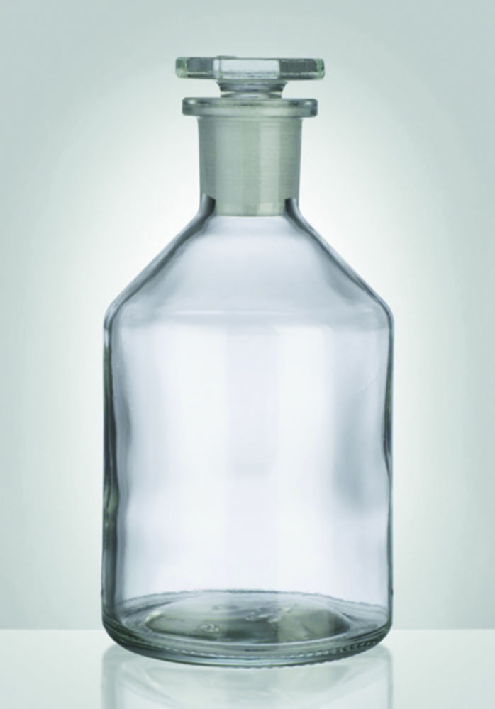 Narrow mouth reagent bottles, soda-lime glass Narrow mouth reagent bottles, soda-lime glass