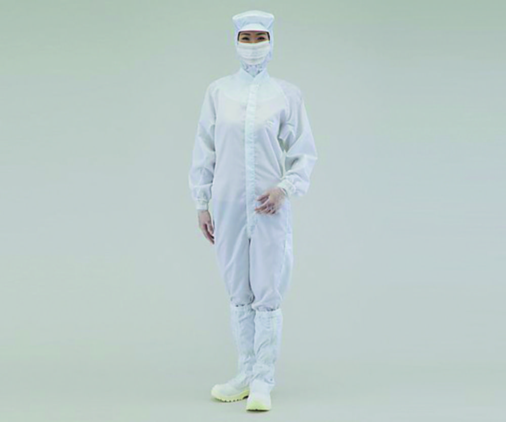 Overall for cleanroom ASPURE, polyester, with side leg pocket Overall for cleanroom ASPURE, polyester, with side leg pocket