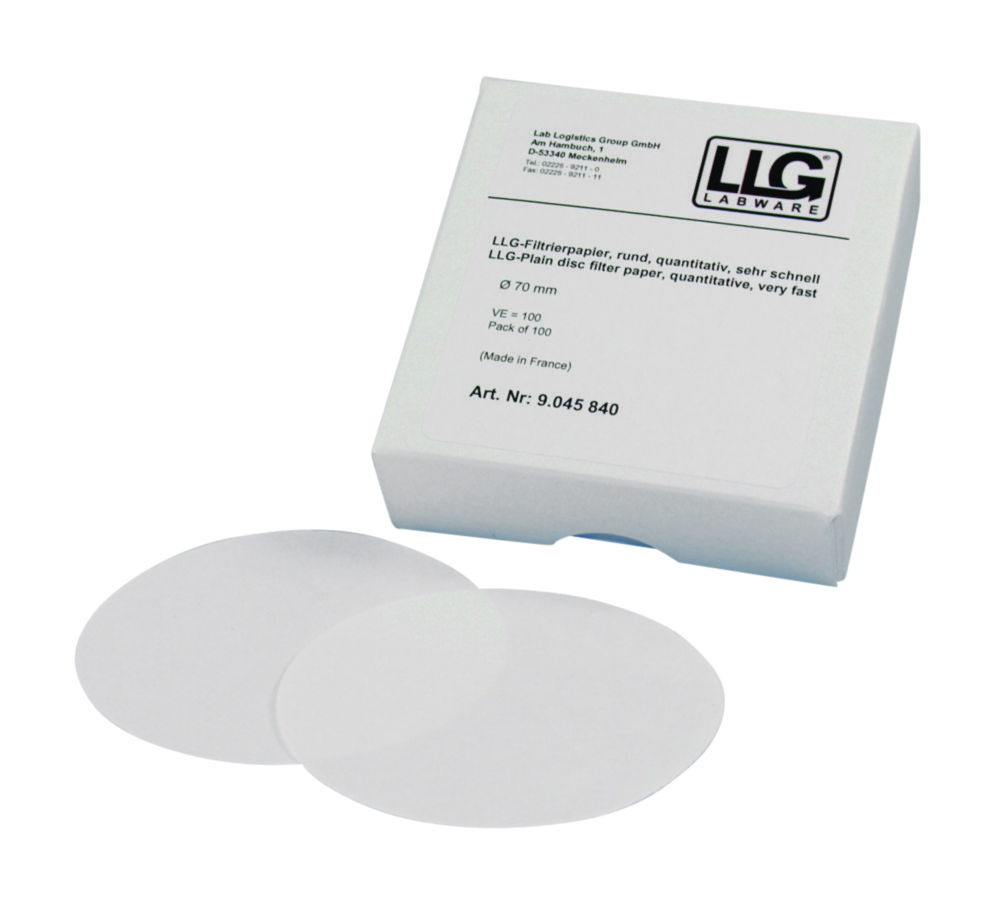 LLG-Quantitative filter paper, circles, very fast LLG-Quantitative filter paper, circles, very fast