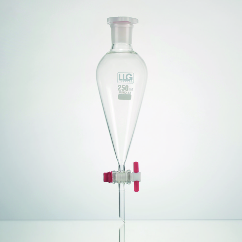 LLG-Separating funnel, conical, borosilicate glass 3.3 LLG-Separating funnel, conical, borosilicate glass 3.3