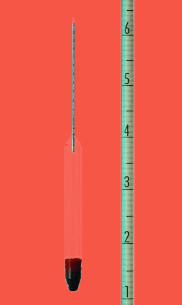 Hydrometers according to Baumé, without thermometer Hydrometers according to Baumé, without thermometer