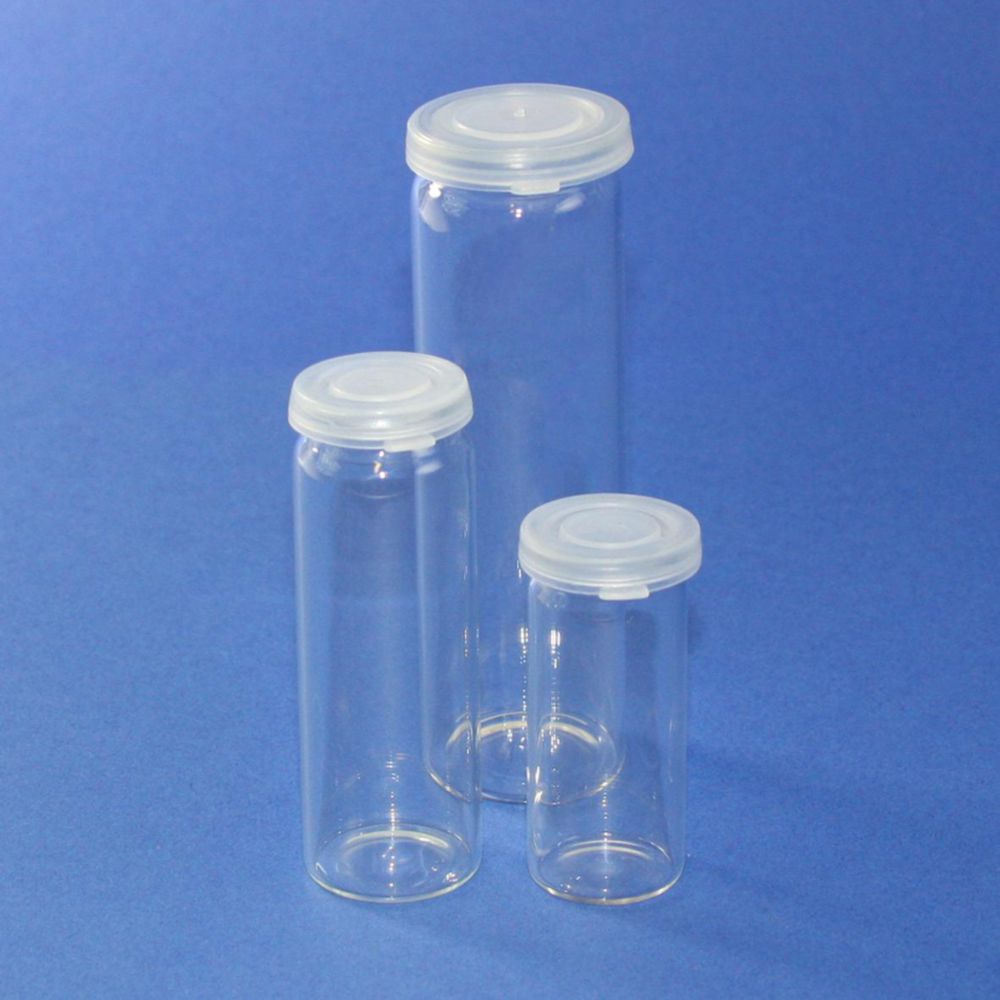 Rollrandgläser, Kalk-Soda-Glas, mit Schnappdeckel PE