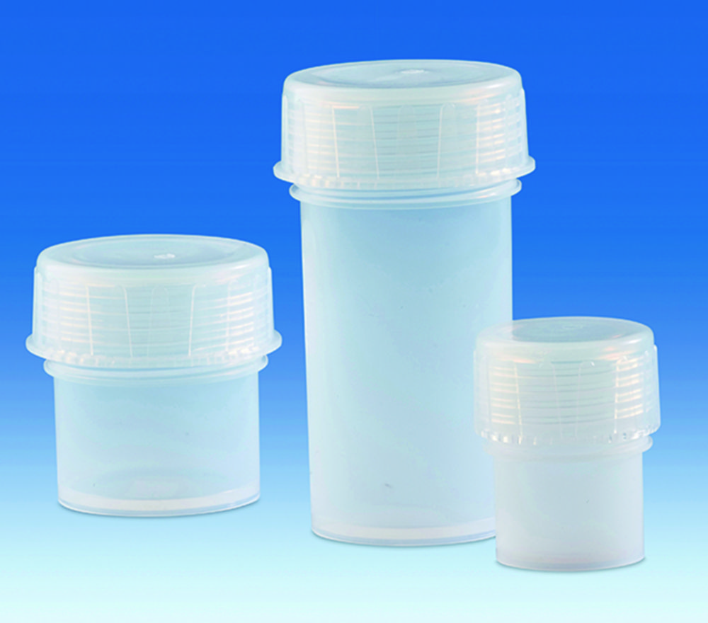 Sample jars with screw cap, PFA Sample jars with screw cap, PFA