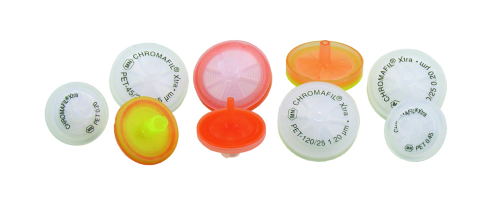 Syringe filter CHROMAFIL®, Polyester (PET) Syringe filter CHROMAFIL®, Polyester (PET)