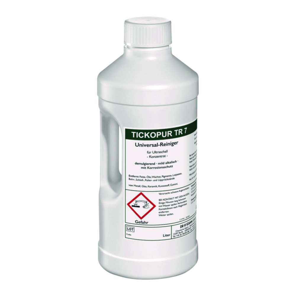 Concentrates for ultrasonic baths TICKOPUR TR 7
