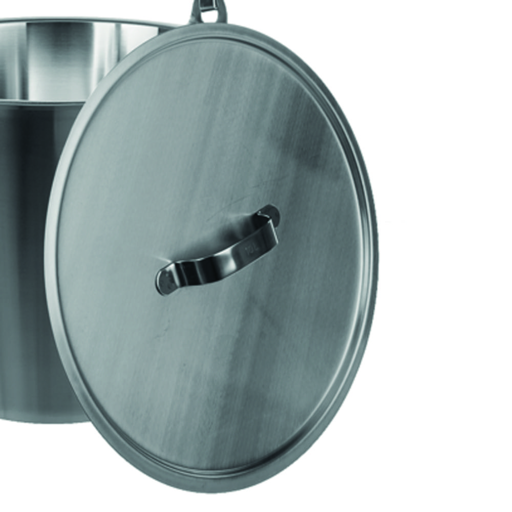 Lids for buckets, 18/10 steel Lids for buckets, 18/10 steel