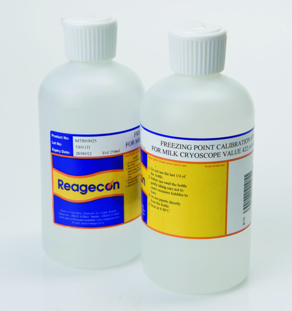 Cryoscope standards Cryoscope standards