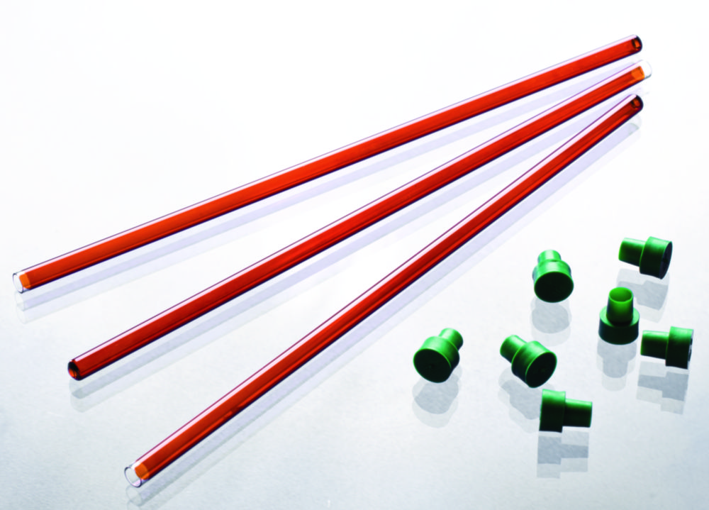 NMR tubes, diameter 3 and 5 mm, borosilicate glass 3.3, with UV protection NMR tubes, diameter 3 and 5 mm, borosilicate glass 3.3, with UV protection