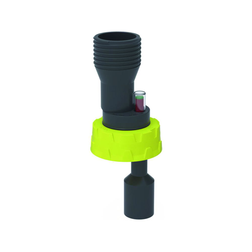 Trichteranschlüsse mit Füllstandsanzeige, PE-EX