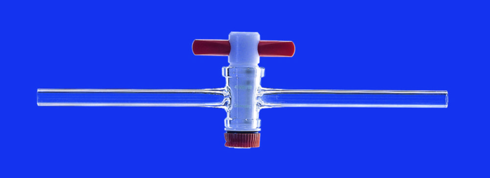 Stopcocks, with PTFE plug, borosilicate glass 3.3 Stopcocks, with PTFE plug, borosilicate glass 3.3