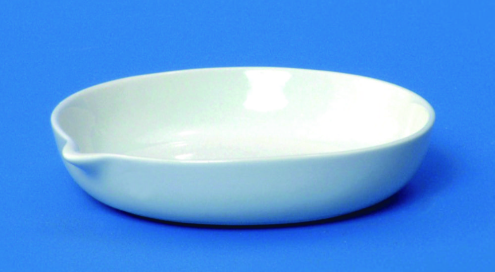 LLG-Abdampfschalen, Porzellan, niedrige Form
