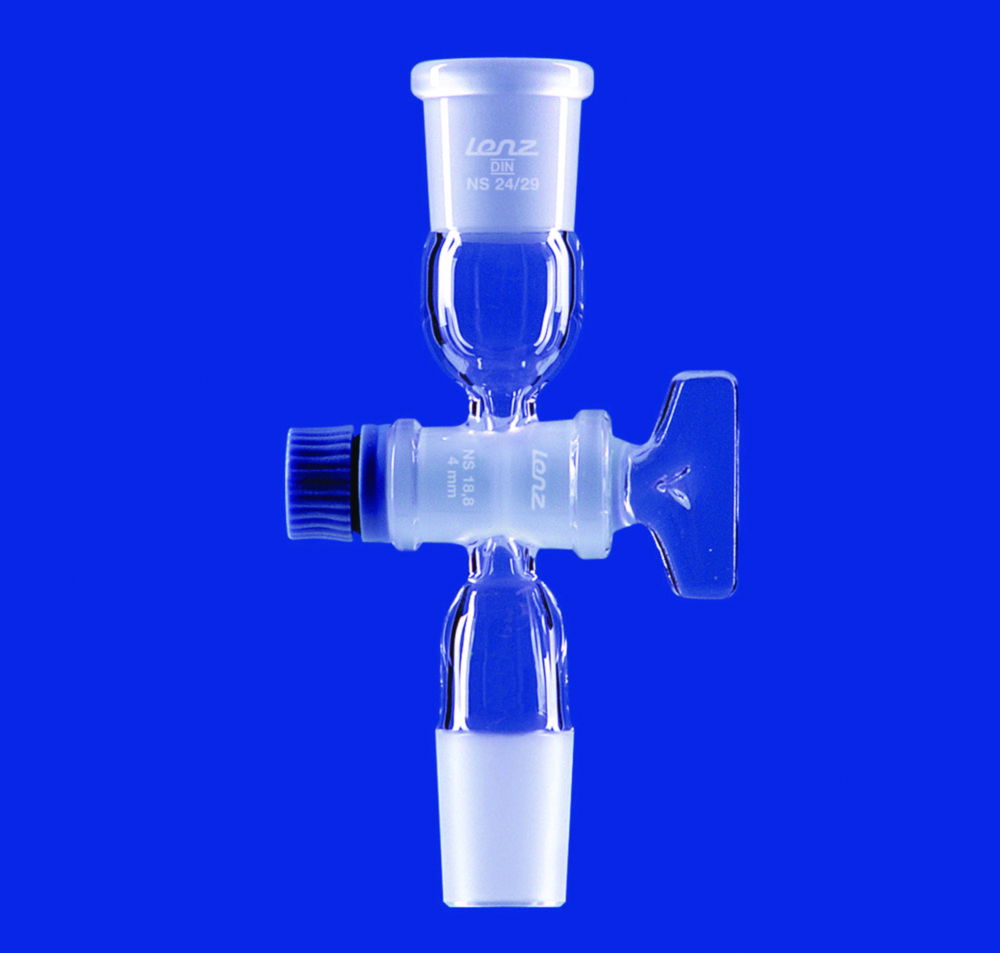 Zwischenstücke, mit NS-Hahn, DURAN®-Rohr