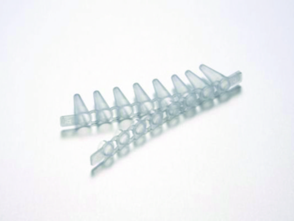 Fast PCR-Tubes 0.1 ml, 8 tube-strips with separate cap strip Fast PCR-Tubes 0.1 ml, 8 tube-strips with separate cap strip