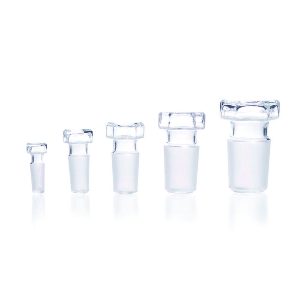 Sechskant-Hohlstopfen DURAN®, flach