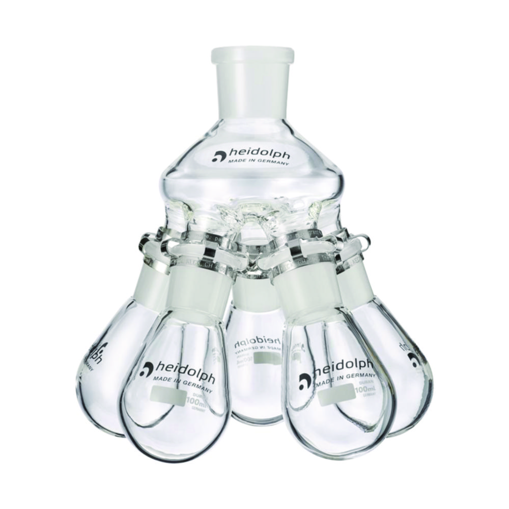 Distilling Spiders with flasks for Rotary Evaporators Hei-VAP series Distilling Spiders with flasks for Rotary Evaporators Hei-VAP series